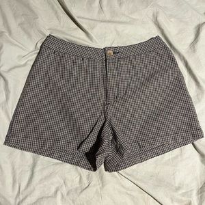Arizona Jean Co plaid jean shorts size 7